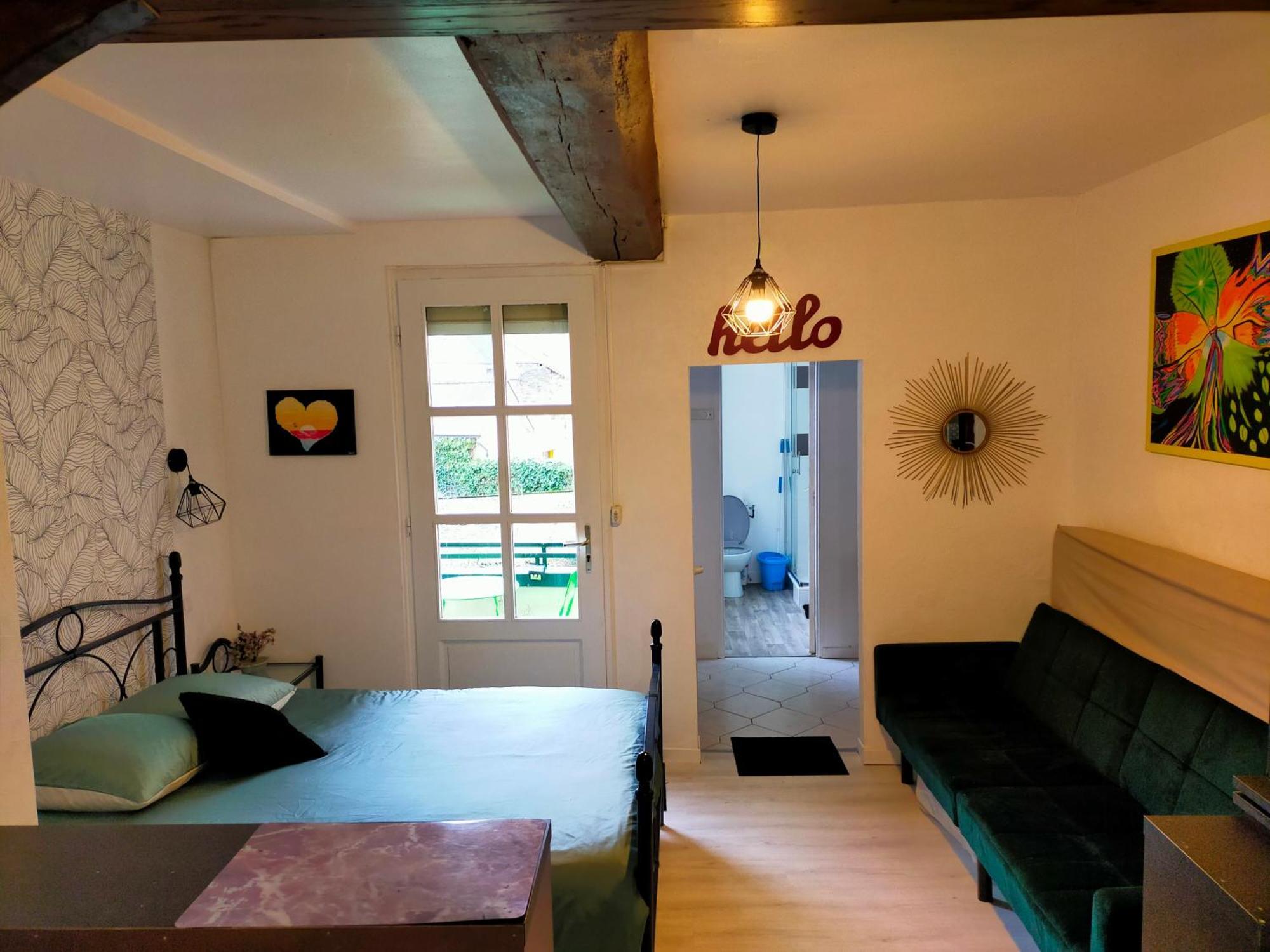 Studio En Rdc Avec Balcon Centre Vitre Zewnętrze zdjęcie